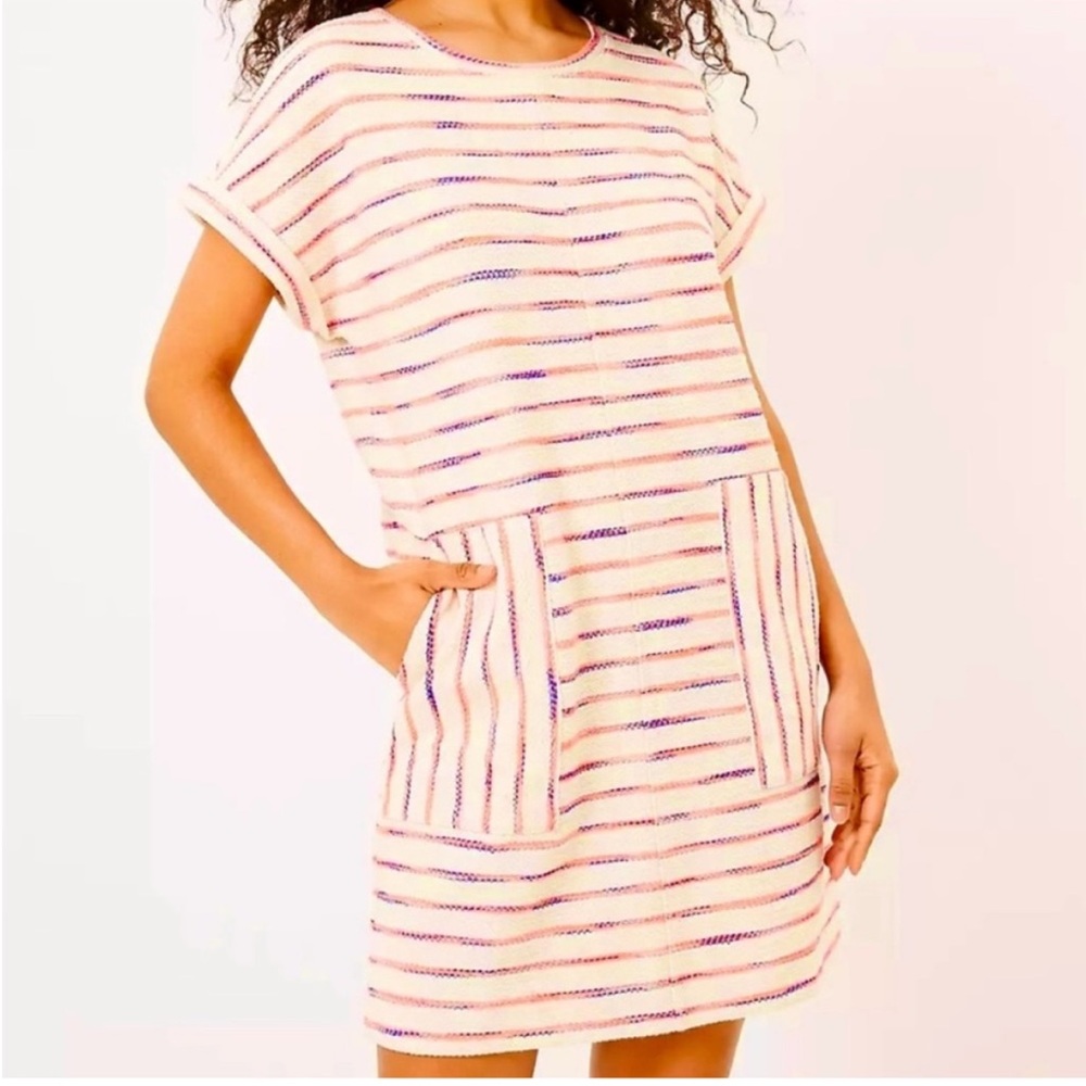 Lou & Grey Loft Cotton Terry Mini Dress size M